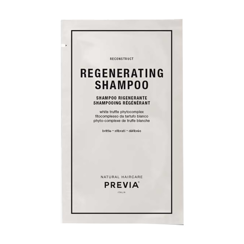 Відновлювальний шампунь Previa Reconstruct Regenerating Shampoo для ламкого волосся, 10 мл